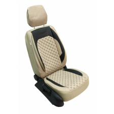  Autósüléshuzat-készlet, univerzális, első-hátsó, osztott ülés, fekete krémmel, eco bőr gyerekülés huzat, betét