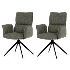 AUTRONIC DCH-D1328 GRN2 étkezőszék szett, 2 db, zöld bútor