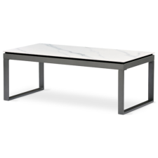 Autronic Dohányzóasztal 121x45 cm kerámia fehér AHG-284 WT bútor