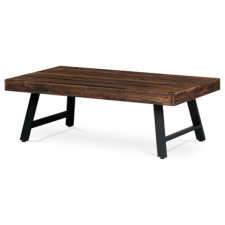 Autronic dohányzóasztal 130x44 cm tömörfa barna AHG-534 PINE bútor