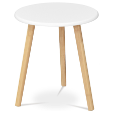  Autronic dohányzóasztal 40x45 cm MDF matt fehér AF-1142 WT bútor