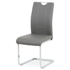 Autronic Étkezőszék műbőr szürke DCL-411 GREY bútor