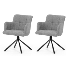 AUTRONIC Étkezőszék szett visszatoló mechanizmussalDCH-T1122 GREY2, 2 db bútor