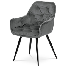 Autronic Étkezőszék szövet szürke DCH-421 GREY4 bútor