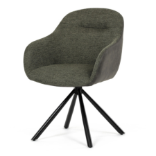  Autronic Étkezőszék zöld szövet DCH-Y1143 GRN2 bútor