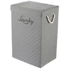 AUTRONIC Szövetkosár fogantyúval és fedéllel, bézs bútor