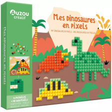Auzou Pixel készítő készlet, Dinoszauruszok Auzou kreatív és készségfejlesztő