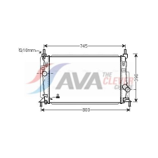 AVA QUALITY COOLING hűtő, motorhűtés AVA QUALITY COOLING MZ2246 autóalkatrész