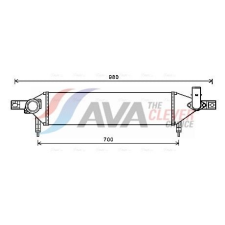 AVA QUALITY COOLING töltőlevegő-hűtő AVA QUALITY COOLING DN4409 autóalkatrész