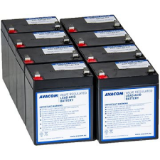 Avacom helyettesítő RBC43 - UPS akkumulátor (8pc) szünetmentes áramforrás