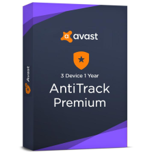 avast! Avast Antitrack Premium - 3 eszköz / 1 év  elektronikus licenc karbantartó program