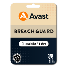 avast! Avast BreachGuard (1 eszköz / 1 év) (Elektronikus licenc) karbantartó program
