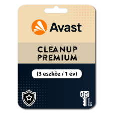 avast! Avast Cleanup Premium (3 eszköz / 1 év) (Elektronikus licenc) karbantartó program