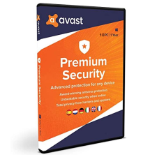avast! Avast Premium Security - 10 eszköz / 2 év  elektronikus licenc karbantartó program