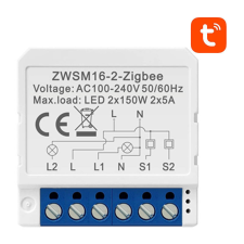 Avatto Smart Switch Module ZigBee Avatto ZWSM16-W2 TUYA okos kiegészítő