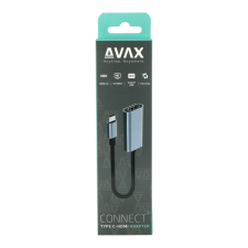 AVAX AD603 Connect Plus USB-C apa - HDMI anya Adapter kábel és adapter