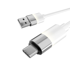 AVAX CB313 GLOWY USB-A - USB-C cable 2m White AVAX_CB313 kábel és adapter