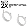 AVAX CB610W – 2X 100W Mágneses USB-C Gyorstöltő Kábelcsomag