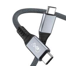 AVAX CB902 THUNDER 1m Intel ThunderboltTM 4 viharszürke kábel kábel és adapter