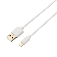AVAX KAB AVAX CB104W PURE USB A-Lightning kábel, 2.1A, fehér - 1m kábel és adapter