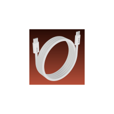 AVAX Töltőkábel, USB-C - USB-C, Mágneses, 100W, 1 méter, fehér kábel és adapter