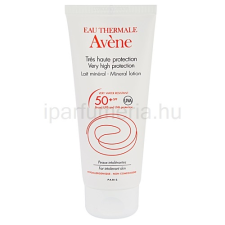 Avene Av?ne Sun Mineral védő tej kémiai szűrő és parfüm mentes SPF 50+ naptej, napolaj