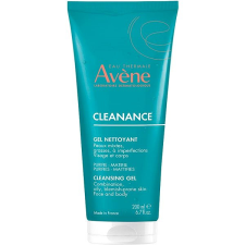 Avene Cleanance tisztító gél pattanásokra hajlamos érzékeny bőrre 200 ml arctisztító