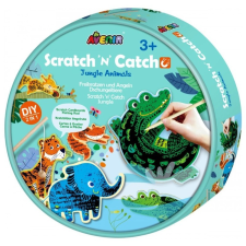 AVENIR 2 az 1-ben karckép készítő és horgászjáték - Dzsungel kreatív és készségfejlesztő