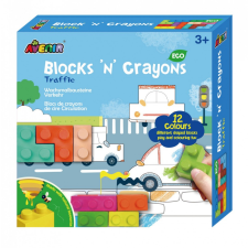 AVENIR Építs és rajzolj - fejlesztő kreatív készlet, Közlekedés kreatív és készségfejlesztő