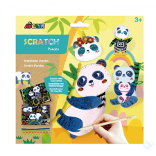 Avenir Kids Képkarctechnika szett - Fuzzy panda macik kreatív és készségfejlesztő