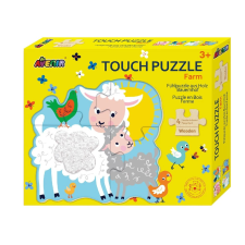 Avenir Kids Készségfejlesztő tapintós puzzle, Dzsungel Avenir puzzle, kirakós
