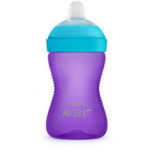 Avent itatópohár puha csőrös harapásálló 300ml lila itatópohár