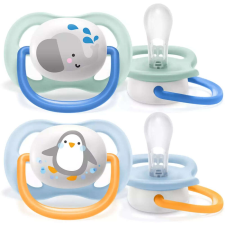 Avent Ultra air Animals 0-6hó játszócumi - pingvin/elefánt cumi