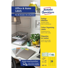 Avery 3451-10 70x37mm 240db-os sárga univerzális etikett (3451-10) etikett