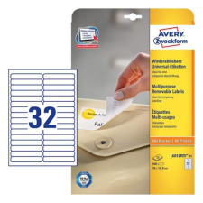 Avery ETIKETT AVERY L6031REV-25 96X16,9 UNIVERZÁLIS etikett