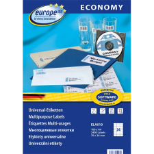 Avery Europe100 ELA010 70x36mm 2400db-os etikett (ELA010) etikett