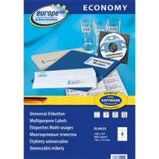 Avery Europe100 ELA023 105x74mm univerzális 800db-os etikett (AVERY_ELA023) etikett