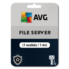 AVG File Server (1 eszköz / 1 év) (Elektronikus licenc) karbantartó program