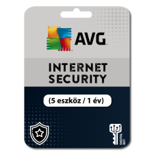 AVG Internet Security (5 eszköz / 1 év) (Elektronikus licenc) karbantartó program
