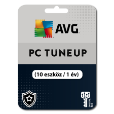 AVG PC TuneUp (10 eszköz / 1 év) (Elektronikus licenc) karbantartó program
