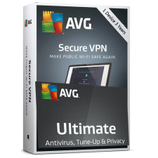 AVG Ultimate + VPN Windows - 1 eszköz / 1 év  elektronikus licenc karbantartó program