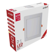 Avide Avide LED Beépíthető Négyzetes Mennyezeti Lámpa ALU 6W WW 3000K világítás