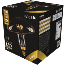 Avide Avide LED Jumbo Filament Millau 200x210mm Amber 6W E27 2400K Dimmable izzó