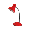 Avide Basic asztali lámpa, simple, +LED fényforrás E27 foglalattal, piros (ABLDLS-R-BULB)