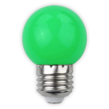 Avide Dekor LED fényforrás G45 1W E27 Zöld izzó