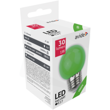 Avide Dekor LED fényforrás G45 1W E27 Zöld izzó