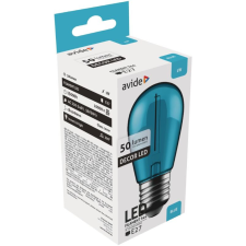 Avide Dekor LED Filament fényforrás 1W E27 Kék izzó