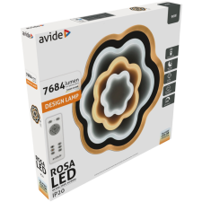 Avide Design Mennyezeti Lámpa Rosa 90W(45+45) RF Távirányítóval világítás