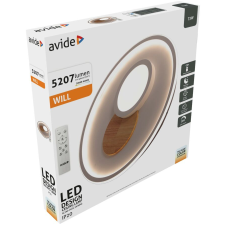Avide Design Mennyezeti Lámpa Will 73W RF Távirányítóval (LED, színhőmérséklet állítható, dimmelhető, oyster) világítás