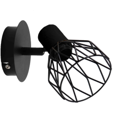 Avide Fali Lámpa Ivy 1xE14 Foglalattal Fekete (ABWL-IV1B) világítás
